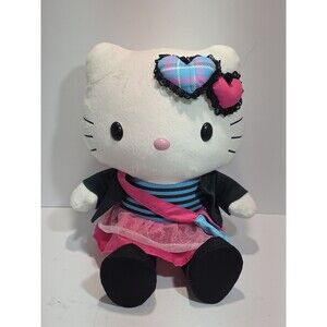 Hello Kitty 10" Punk Plush Sanrio 2008